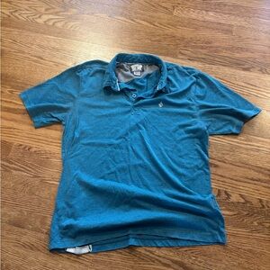 Volcom Men’s Teal Short Sleeve Polo